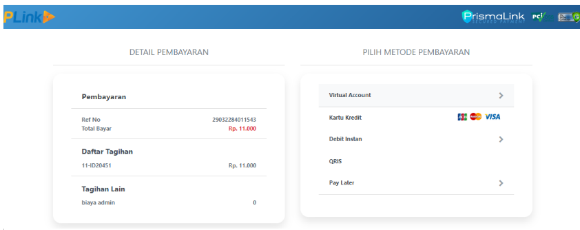 Payment Link – Prismalink Documentation